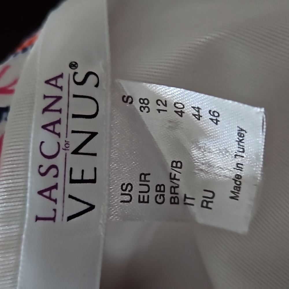 Venus Multi Colored Spaghetti Strapped Skater Dre… - image 6